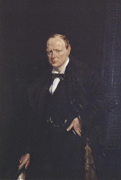 Sir William Orpen Winston Churchill china oil painting image